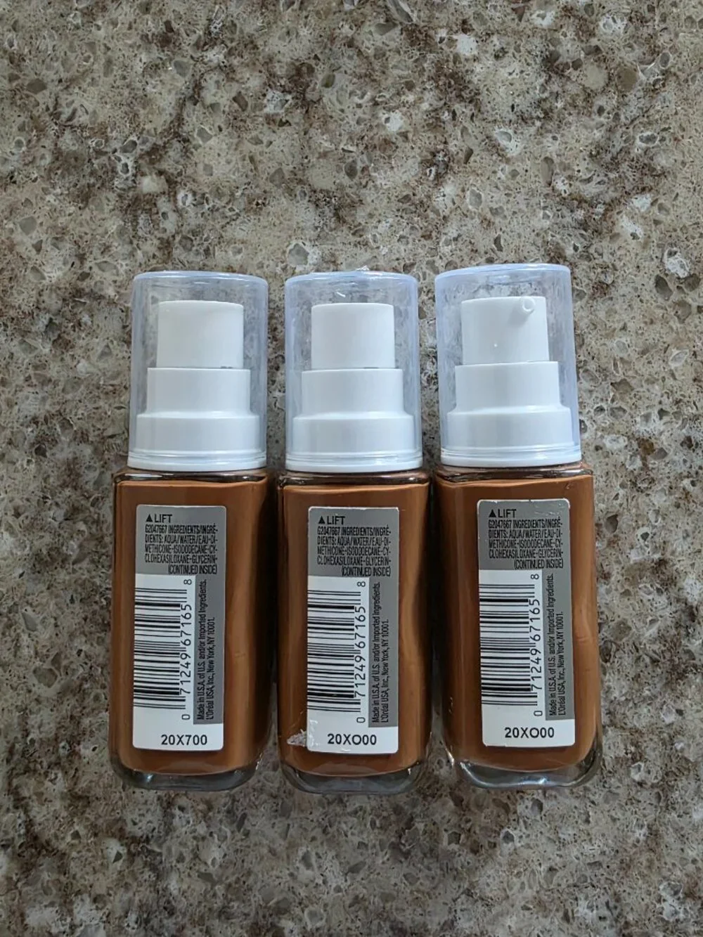 L'Oréal True Match Foundation W10 Warm Deep Bundle of 3 - New